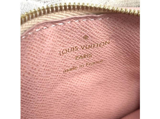 Monedero Louis Vuitton Damier Azur Rosa Blanco - vista 12