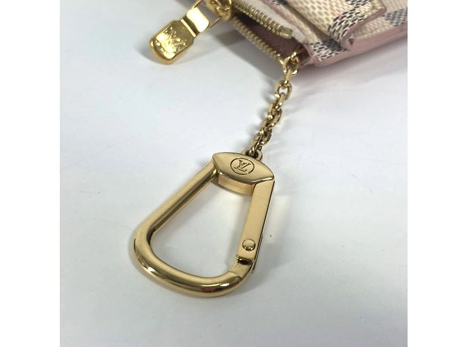 Monedero Louis Vuitton Damier Azur Rosa Blanco - vista 13