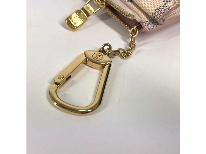 Monedero Louis Vuitton Damier Azur Rosa Blanco - vista 14