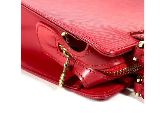Borsa Tote Louis Vuitton Epi Figari PM Rosso - vista 10