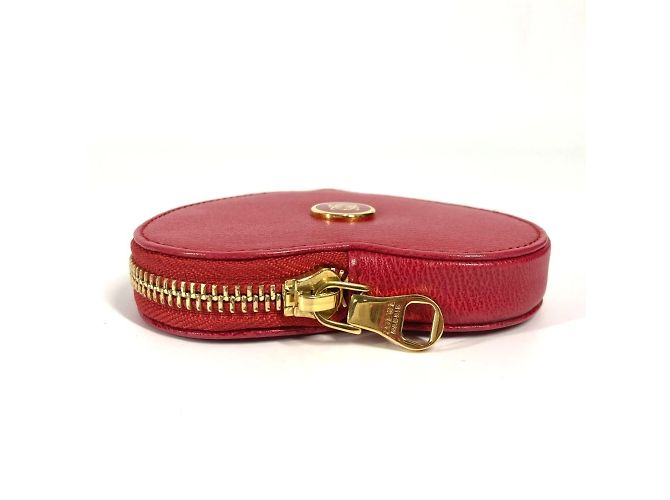 Monedero en forma de corazón con logo Anagram Loewe Roja - vista 6