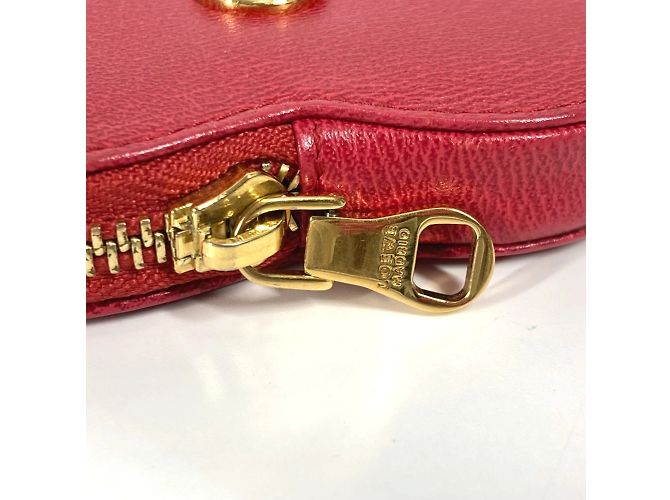 Monedero en forma de corazón con logo Anagram Loewe Roja - vista 7