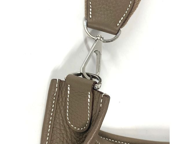 Hermès Borsa Hermes Evelyn 3 GM Beige Taupe - vista 11