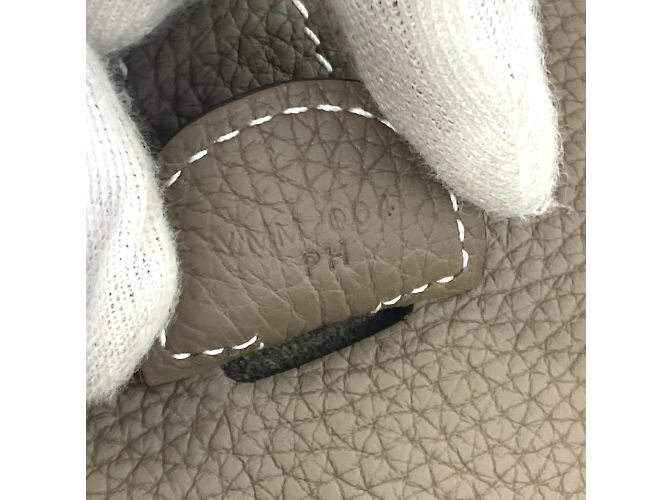Hermès Borsa Hermes Evelyn 3 GM Beige Taupe - vista 12