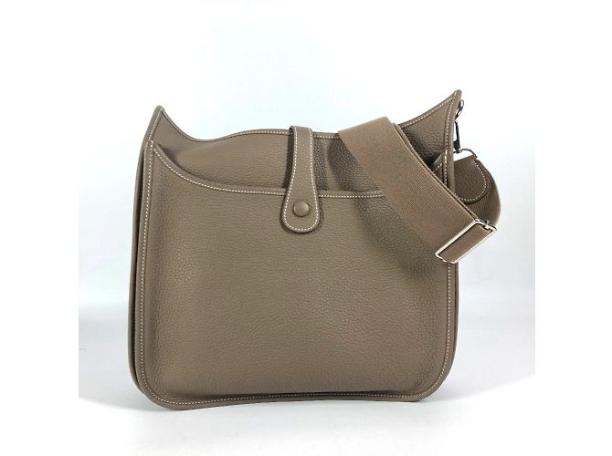 Hermès Borsa Hermes Evelyn 3 GM Beige Taupe - vista 2