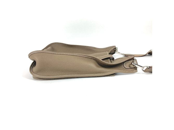 Hermès Borsa Hermes Evelyn 3 GM Beige Taupe - vista 3