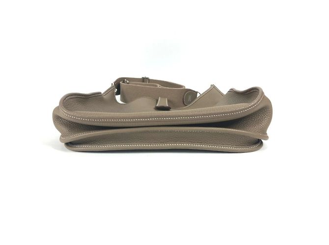 Hermès Borsa Hermes Evelyn 3 GM Beige Taupe - vista 5