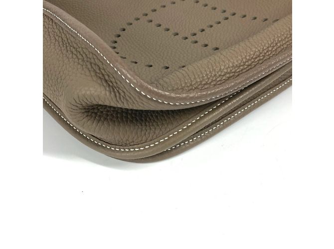 Hermès Borsa Hermes Evelyn 3 GM Beige Taupe - vista 7