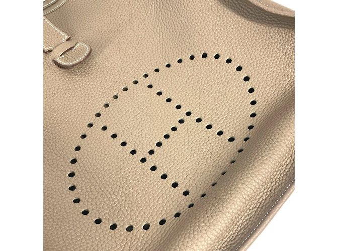 Hermès Borsa Hermes Evelyn 3 GM Beige Taupe - vista 8