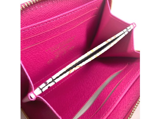 Cartera larga de cuero Epi Louis Vuitton Rosa - vista 13
