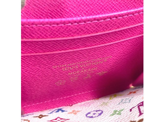 Cartera larga de cuero Epi Louis Vuitton Rosa - vista 14