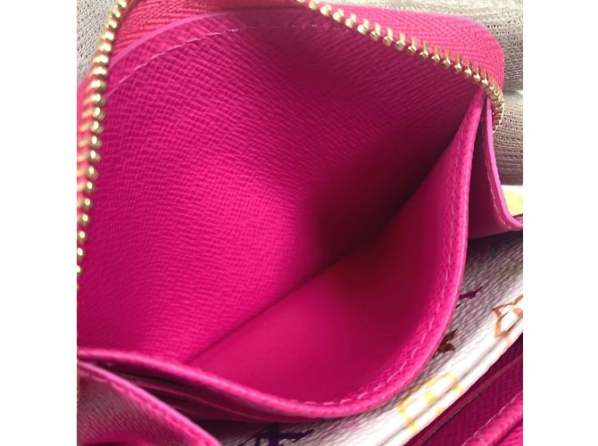 Cartera larga de cuero Epi Louis Vuitton Rosa - vista 15