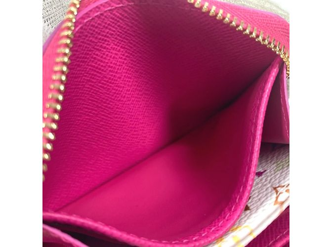 Cartera larga de cuero Epi Louis Vuitton Rosa - vista 16