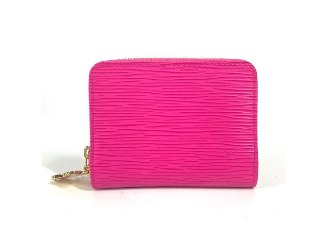 Cartera larga de cuero Epi Louis Vuitton Rosa - vista 2