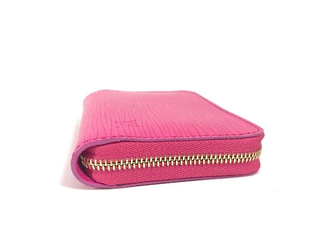 Cartera larga de cuero Epi Louis Vuitton Rosa - vista 3