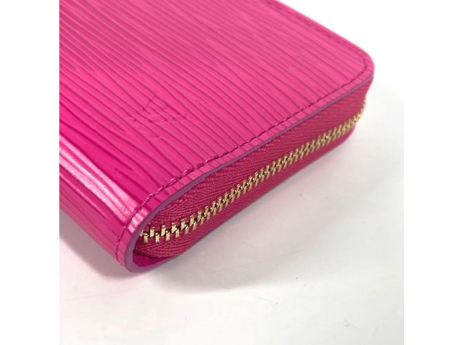 Cartera larga de cuero Epi Louis Vuitton Rosa - vista 6