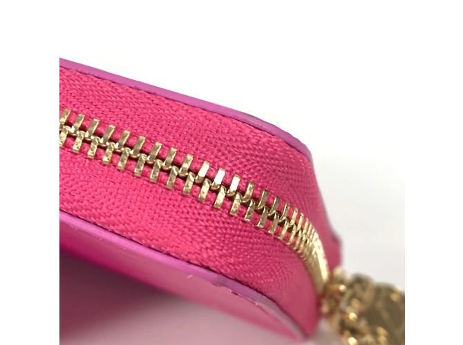 Cartera larga de cuero Epi Louis Vuitton Rosa - vista 9