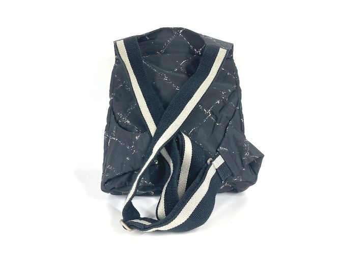 Zaino della vecchia linea di viaggio di Chanel Nero - vista 2