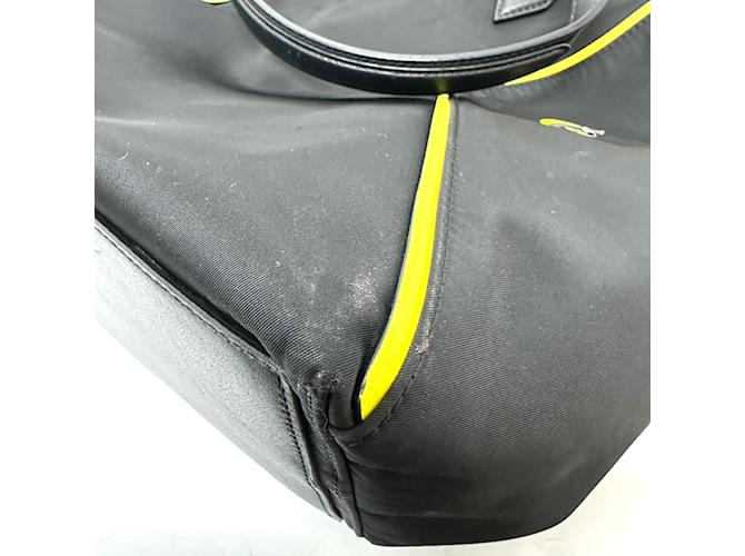 Bolsa tote com logo Givenchy Preto Amarelo - vista 10