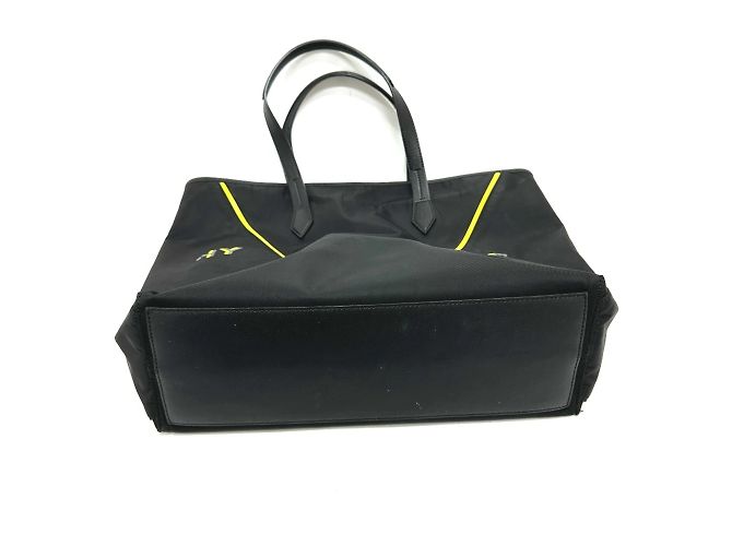 Bolsa tote com logo Givenchy Preto Amarelo - vista 3
