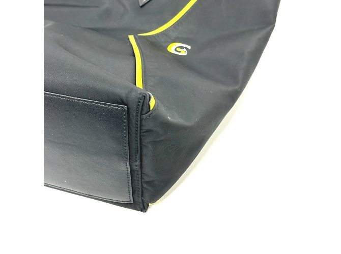 Bolsa tote com logo Givenchy Preto Amarelo - vista 4