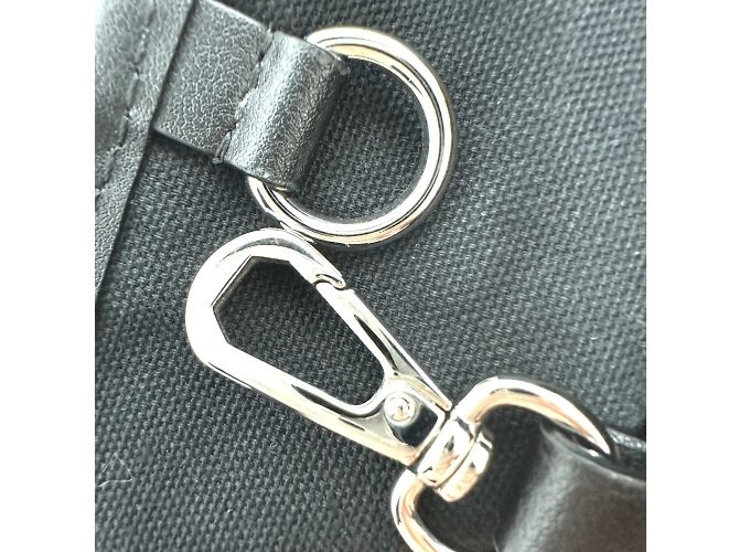 Bolsa tote com logo Givenchy Preto Amarelo - vista 9