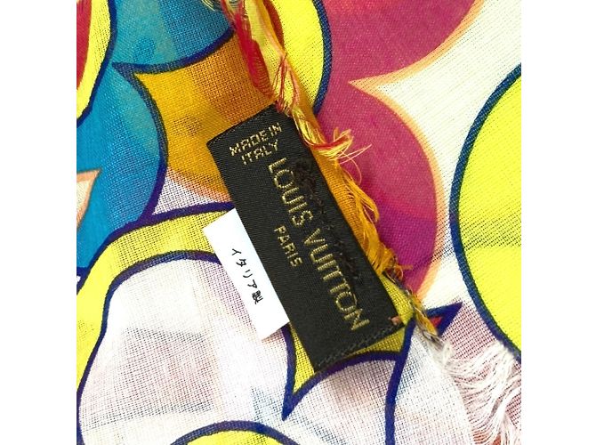 Stola Cosmic Blossom di Louis Vuitton Takashi Murakami Multicolore - vista 10