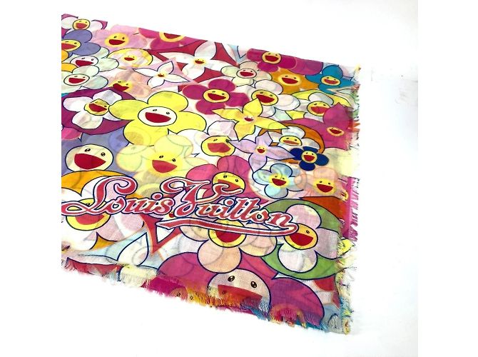Stola Cosmic Blossom di Louis Vuitton Takashi Murakami Multicolore - vista 2