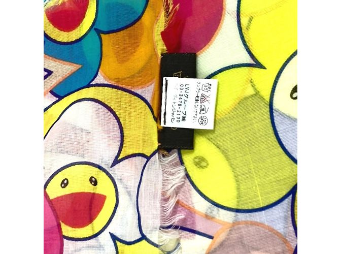 Stola Cosmic Blossom di Louis Vuitton Takashi Murakami Multicolore - vista 9