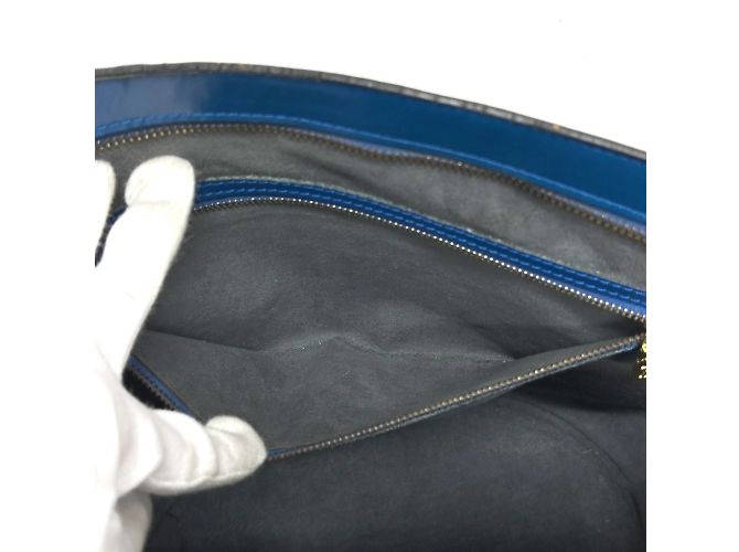 Saint Jacques Epi Schultertasche von Louis Vuitton Blau - Ansicht 14