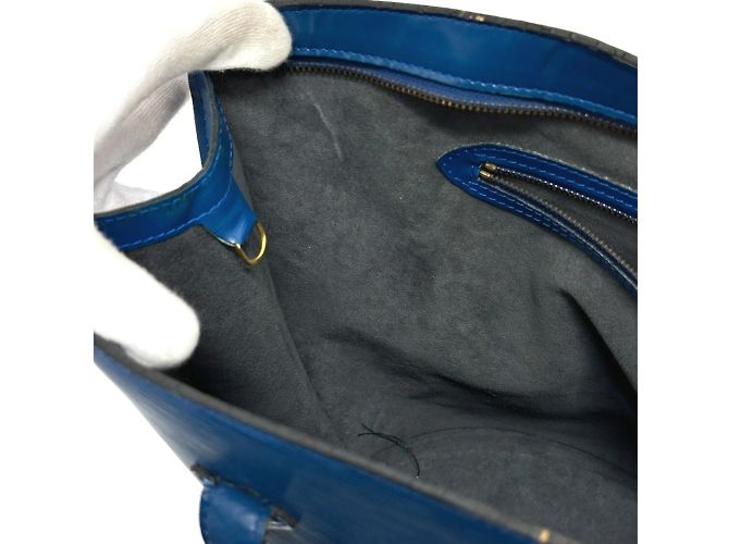 Saint Jacques Epi Schultertasche von Louis Vuitton Blau - Ansicht 15