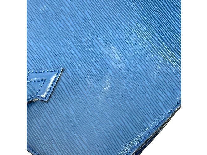 Saint Jacques Epi Schultertasche von Louis Vuitton Blau - Ansicht 8