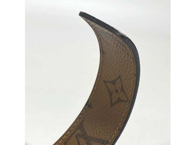 Cinturón Santur Monogram Reverse Louis Vuitton Castaño Beige - vista 12