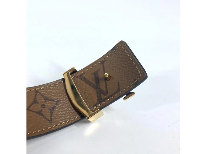 Cinturón Santur Monogram Reverse Louis Vuitton Castaño Beige - vista 13