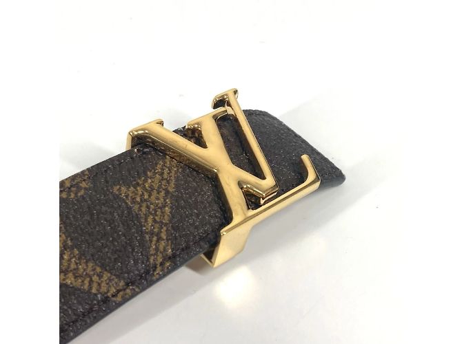 Cinturón Santur Monogram Reverse Louis Vuitton Castaño Beige - vista 6