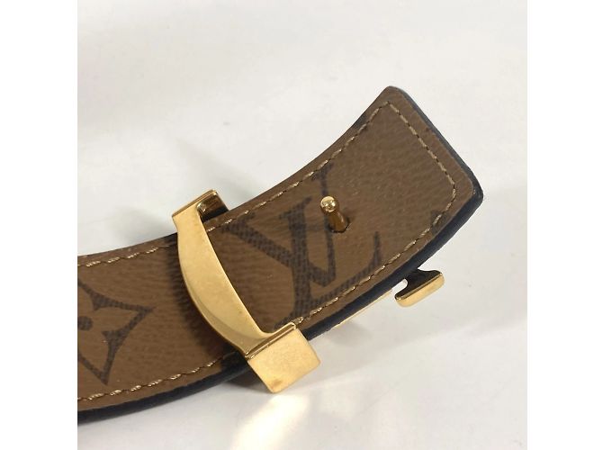 Cinturón Santur Monogram Reverse Louis Vuitton Castaño Beige - vista 7