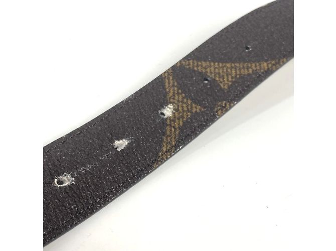 Cinturón Santur Monogram Reverse Louis Vuitton Castaño Beige - vista 8