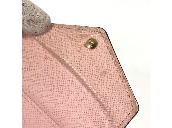 Cartera Compacta Zoe Monograma Louis Vuitton Castaño Rosa - vista 10