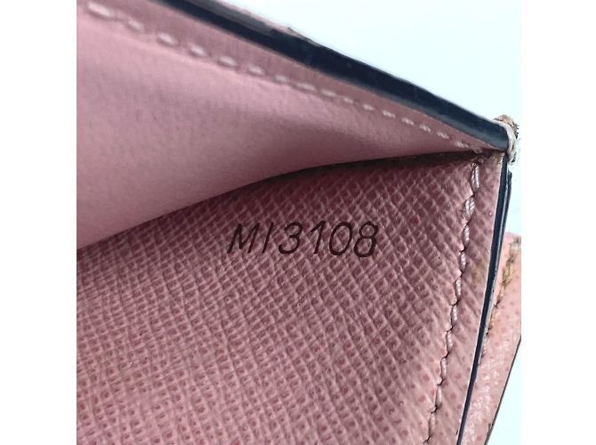 Cartera Compacta Zoe Monograma Louis Vuitton Castaño Rosa - vista 17