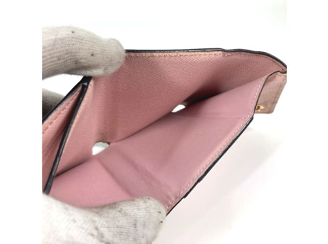 Cartera Compacta Zoe Monograma Louis Vuitton Castaño Rosa - vista 7