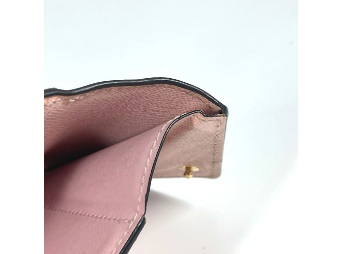 Cartera Compacta Zoe Monograma Louis Vuitton Castaño Rosa - vista 8