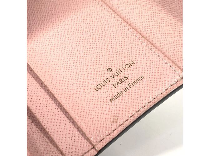 Cartera Compacta Zoe Monograma Louis Vuitton Castaño Rosa - vista 9