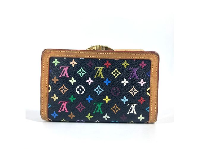 Portafoglio bifold Monogram Multicolor Louis Vuitton Nero - vista 2