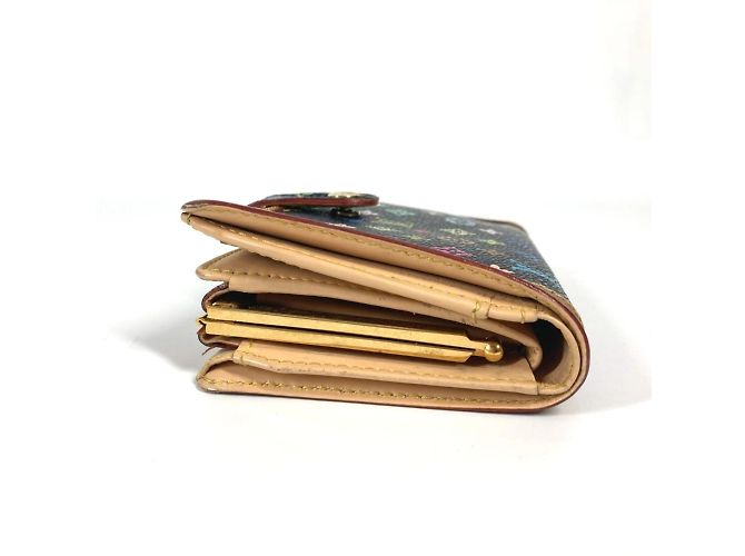 Portafoglio bifold Monogram Multicolor Louis Vuitton Nero - vista 3