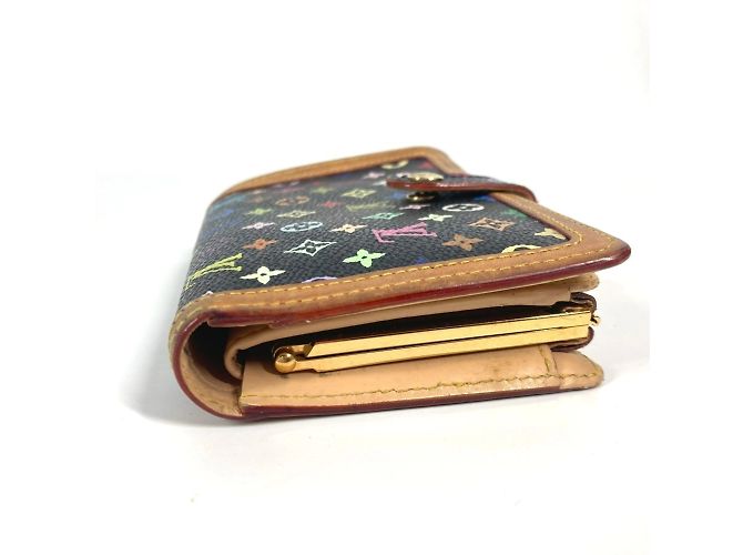 Portafoglio bifold Monogram Multicolor Louis Vuitton Nero - vista 4