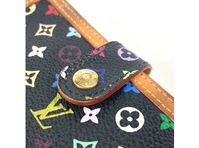 Portafoglio bifold Monogram Multicolor Louis Vuitton Nero - vista 5