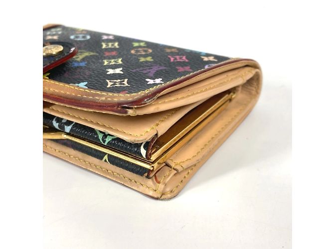 Portafoglio bifold Monogram Multicolor Louis Vuitton Nero - vista 7