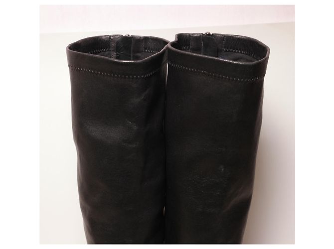 Botas de pasarela increíbles de Chanel Negro - vista 6