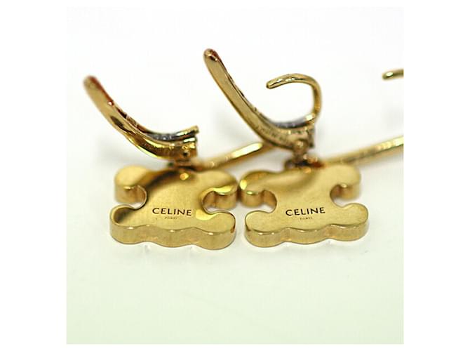 Céline Pendientes Celine Triomphe Drop Plata - vista 4