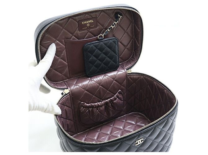 Borsa Vanity Classica Senza Tempo Chanel Nero - vista 4
